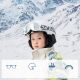 7. Qunature Panda Kinderskibrille - Schwarz/Weiß