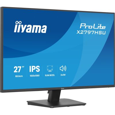 8. iiyama ProLite X2797HSU-B1 Computermonitor 68,6 cm (27") 1920 x 1080 px Full HD LED Schwarz