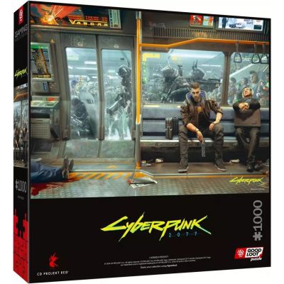 3. Good Loot Gaming Puzzle: Cyberpunk 2077 – Metro, 1000 Teile