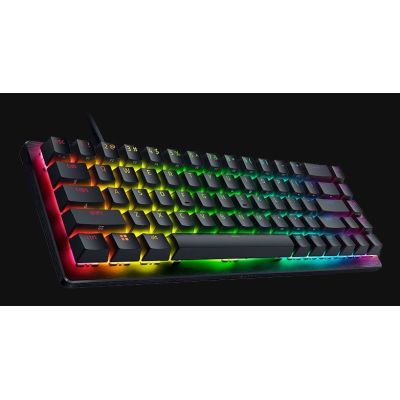 3. Razer Huntsman V3 HE Magnetische Mini-Gaming-Tastatur 65% 8KHz USB QWERTY Englisch Schwarz