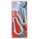 10. Stahlkarabiner, 2 Stück, Black + Decker