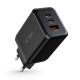 7. Tech-Protect C65W Netzwerkladegerät 2x USB-C PD 65W / USB-A QC 3.0 - Schwarz