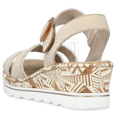 2. Bequeme Keilsandaletten Rieker W RKR595 beige