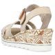 2. Bequeme Keilsandaletten Rieker W RKR595 beige