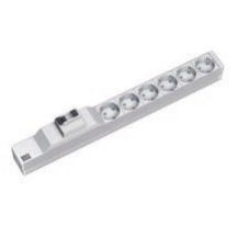 Bachmann 333.411 PDU 6-fach Stromverteilereinheit 1HE Grau, Silber