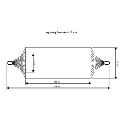 23. Gartenhängematte 2-Personen Luxus XXL 250x150cm mit Spreizstange und Bezug Grau 1031170