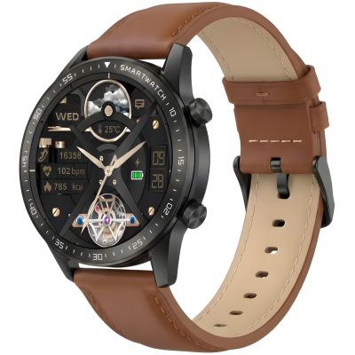 5. Smartwatch Gravity Black 2 Armbänder GT10-4