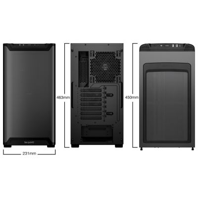 9. BE QUIET HOUSING! PURE BASE 501 Airflow Window Black