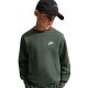 3. Nike Sportswear Club Fleece Kinder-Sweatshirt, Dunkelgrün FD3006 305