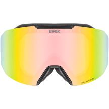 Skibrille UVEX Evidnt ATTRACT V + Etui schwarz/rainbow