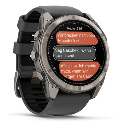 3. Garmin Fenix 8 Pro AMOLED 51mm Saphir-Titan Sportuhr