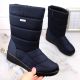 8. News W EVE436B marineblaue hohe Stiefeletten