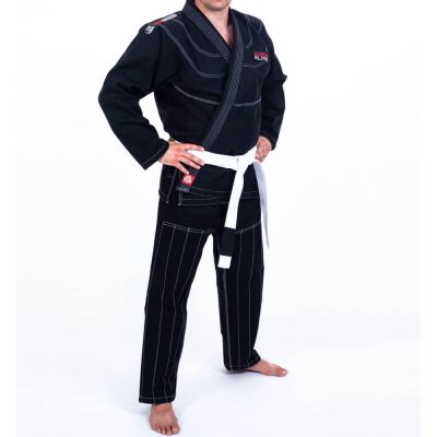 8. Kimono / GI für BJJ-Training – Schwarzer DBX ELITE A0 + A0-GÜRTEL