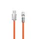 Dudao L24AL USB-A – Lightning Winkelkabel mit 180°-Drehung 30 W 1 m – Orange