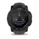 9. Garmin Instinct 3 – 50 mm AMOLED-Uhr, schwarz mit mattschwarzem Armband