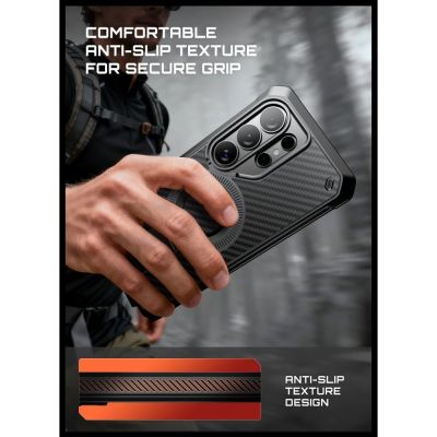 8. Supcase Unicorn Beetle Pro Mag MagSafe 2er-Set Hülle für Samsung Galaxy S26 Ultra - Schwarz