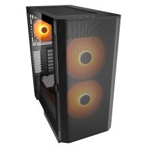 COUGAR CGR-5YA6B-RGB Midi-Tower-Gehäuse, Schwarz