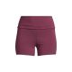 CASALL Sublime Folded Hotpants Damen-Trainingsleggings Burgunderrot