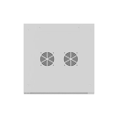 11. LANBERG Wandregalschrank 19" 4HE 600x600 GRAU PERFORIERT TÜR (BAUFLAUF)