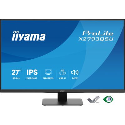 2. iiyama ProLite X2793QSU-B1 Computermonitor 68,6 cm (27") 2560 x 1440 px Quad HD LED Schwarz