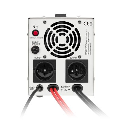 4. KEMOT PROsinus-800 Notstromversorgung, reiner Sinuswellenwandler mit Ladefunktion 12 V 230 V 800 VA/500 W