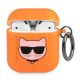 Karl Lagerfeld Choupette-Hülle für AirPods 1/2 – Orange