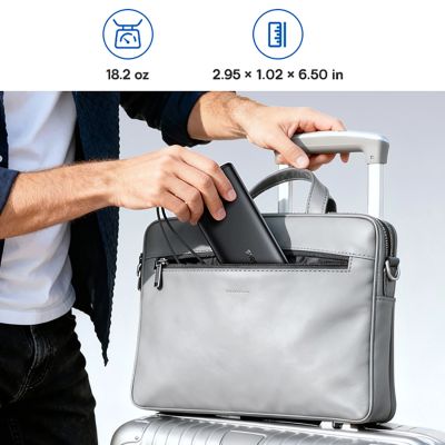 13. Baseus EnerFill FC41 25000mAh 145W Powerbank mit Digitalanzeige und integriertem Dual-USB-C-Kabel – Schwarz