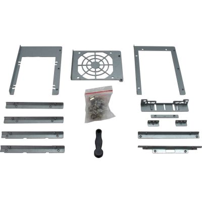8. Inter-Tech 4U-4416L Rack Schwarz, Silber