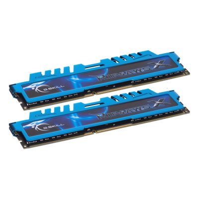 3. G.SKILL RipjawsX F3-1600C9D-16GXM Speicherkit (DDR3 DIMM; 2 x 8 GB; 1600 MHz; CL9)