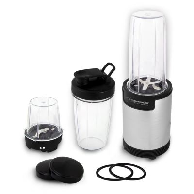 15. Esperanza NUTRI BOMB EKM030 Sportmixer zum Zerkleinern (900W; schwarz und silber)