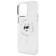6. Karl Lagerfeld IML Metal Choupette Head MagSafe iPhone 13 Pro Hülle - Weiß