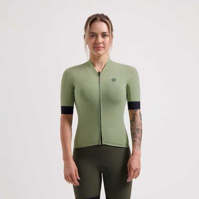 3. Rogelli SIGNATURE Damen-T-Shirt, grün, Größe 2XL