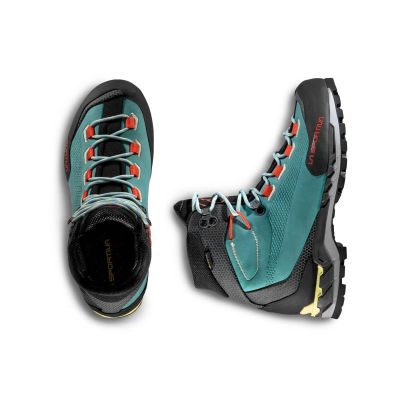 4. La Sportiva Trango Tech Leather Damen GTX ZFMS107E34E36 JUNIPER/ZEST