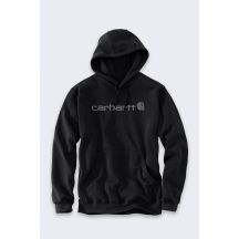 Carhartt Marquette Logo Sweatshirt – schwarz/grau, Größe: M