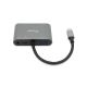 2. Equip 133483 Kabelgebundene Dockingstation USB 3.2 Gen 1 (3.1 Gen 1) Typ-C Schwarz, Grau