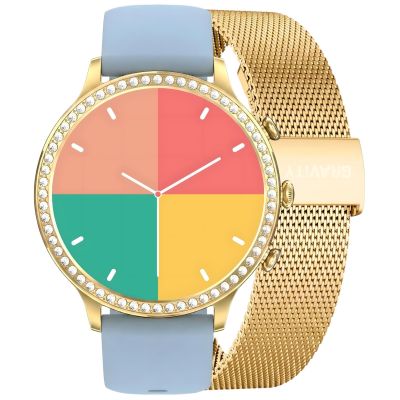 Smartwatch Gravity Gold Armband und Armband GT5-4