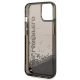 7. Karl Lagerfeld KLHCP14SLCKVK iPhone 14 6.1" schwarz / schwarzes Hardcase Liquid Glitter Elong