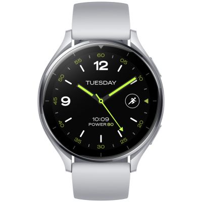 Xiaomi Watch 2 3,63 cm (1,43") AMOLED 46 mm Digital 466 x 466 px Touchscreen Silber Wi-Fi GPS