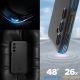 8. Spigen Essential SandBlast Hülle für Samsung Galaxy M35 5G - Schwarz