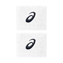 Asics Schweißband fürs Handgelenk, 2 Stück, weiß, 3043A143 100