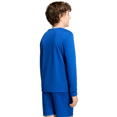 6. adidas Entrada 26 Long Sleeve Jersey Kindertrikot, blau, KF5886