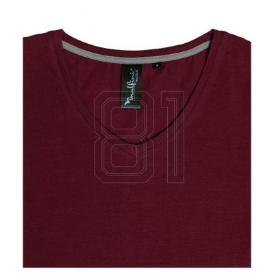4. Malfini Action V-Ausschnitt T-Shirt W MLI-70186 Granatrot