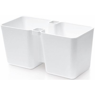 7. TWINS CUBE KRÄUTERTOPF MIT SCHERE WEISS