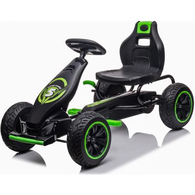 15. ENERO 18 PEDAL GO-KART SCHWARZ UND GRÜN