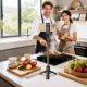 10. Acefast E42 Selfie-Stick mit automatischem Stativ und Bluetooth-Fernbedienung, 63 cm – Schwarz