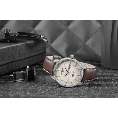 6. ZEPPELIN Atlantic Automatik Herrenuhr 8466-5 + Box