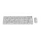 2. GEMBIRD Kabelloses Tastatur- und Maus-Set Silent Key Pro Business, Weiß, US-Layout
