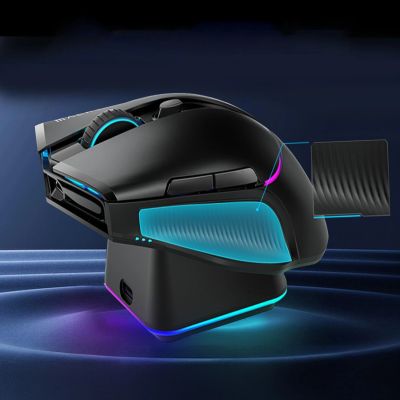 11. Machenike L8 Pro Kabellose Gaming-Maus mit Ladestation – Schwarz