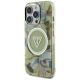 2. Guess Glitter Flowers Triangle Buttons MagSafe Case für iPhone 16 Pro Max grün