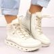 36. Rieker W RKR720 isolierte Sportstiefel, weiß